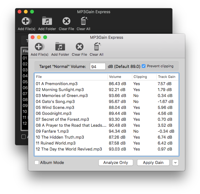 mac free mp3 normalizer